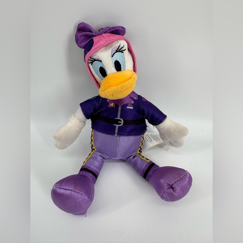Rare Vintage Disney Store DAISY DUCK ROADSTER RACER Plush 10”